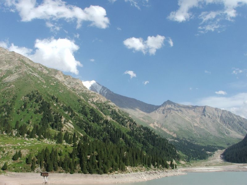 Виды Большого Алматинского Озера