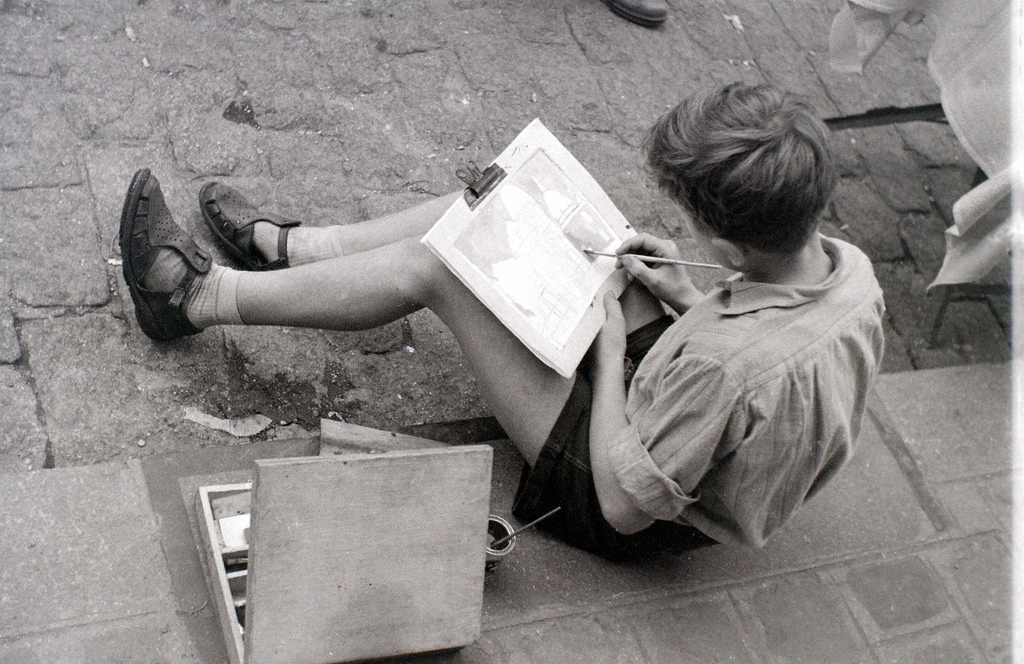 Montmartre, juillet 1955.jpg