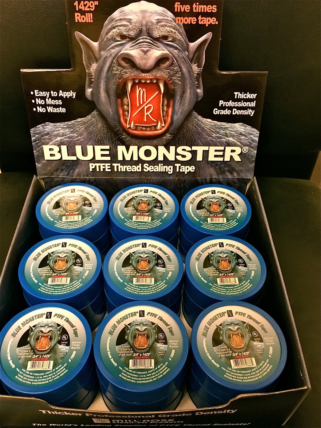 Blue Monster Thread Sealant Tape