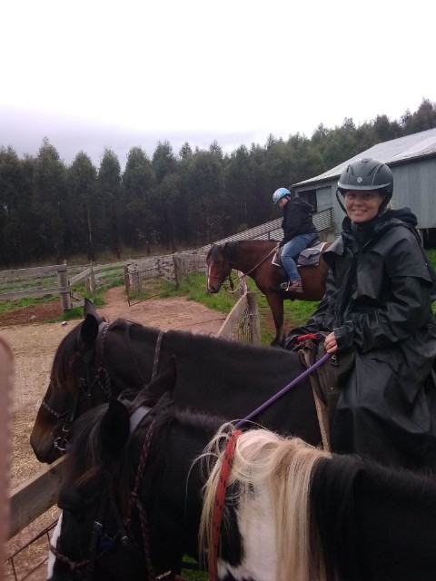 Trish Laughlin enjoying horse riding.JPG