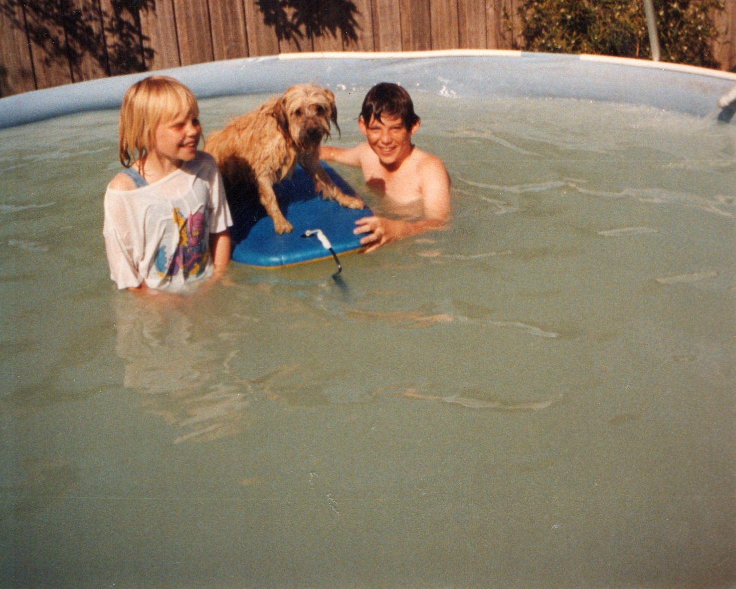 12 Trish Laughlin, Christopher Wright & Stew in the pool.jpg