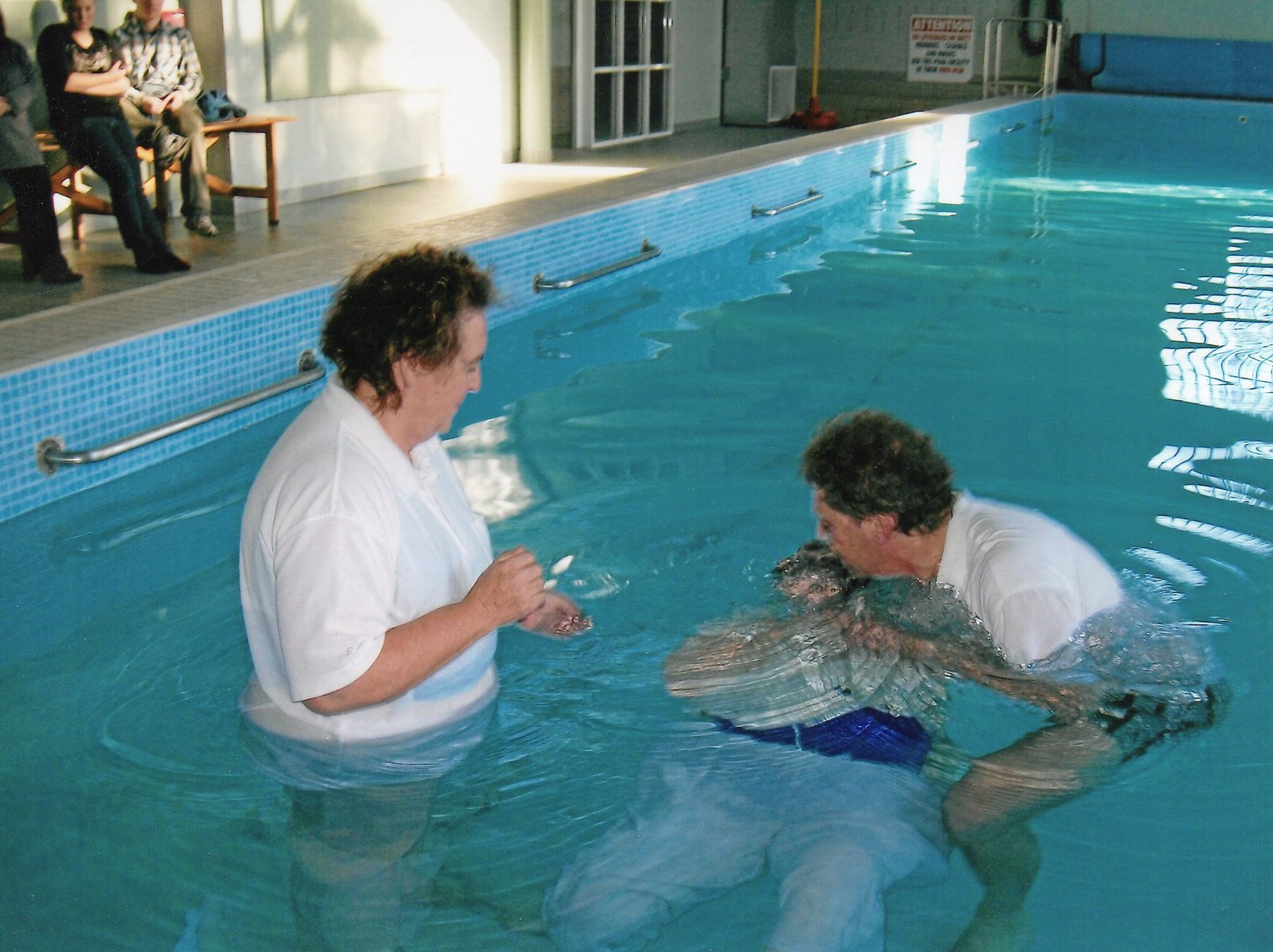 18 Vicki Wright & Peter Vandenberg at a baptism.jpg